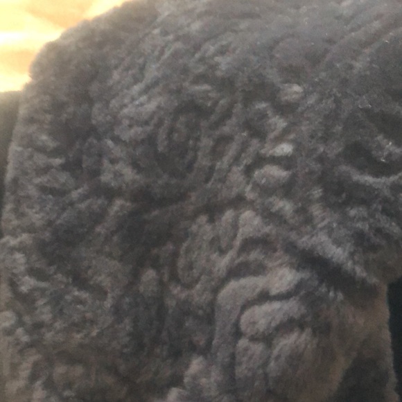 Blue Duck Black Shearling Coat - Picture 5 of 12